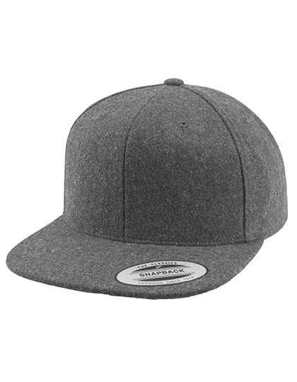 Melton Wool Snapback Cap - FX6689M