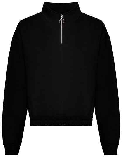 Women´s Cropped 1/4 Zip Sweat - JH037