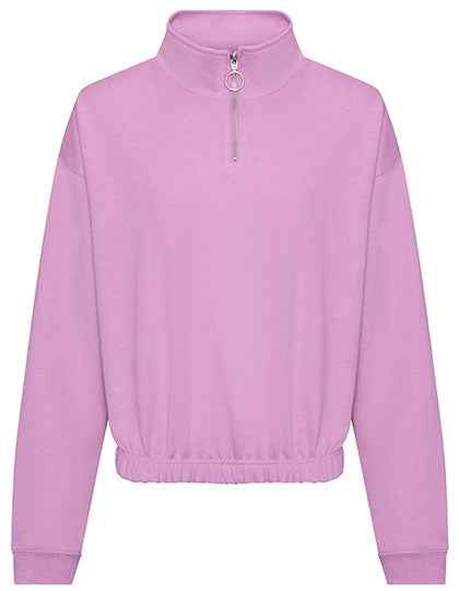 Women´s Cropped 1/4 Zip Sweat - JH037