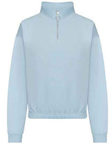 Women´s Cropped 1/4 Zip Sweat - JH037