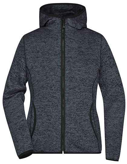 Ladies´ Knitted Fleece Hoody - JN588