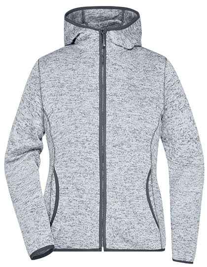 Ladies´ Knitted Fleece Hoody - JN588
