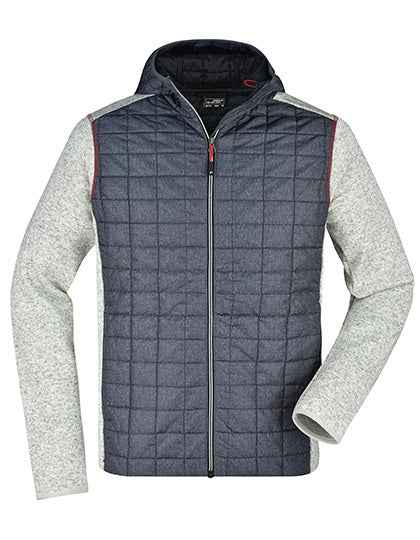 Men´s Knitted Hybrid Jacket - JN772