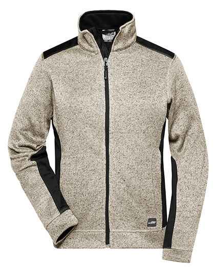 Ladies´ Knitted Workwear Fleece Jacket -STRONG- - JN861