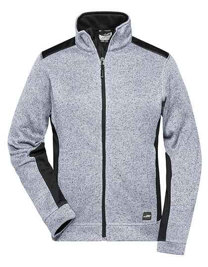 Ladies´ Knitted Workwear Fleece Jacket -STRONG- - JN861