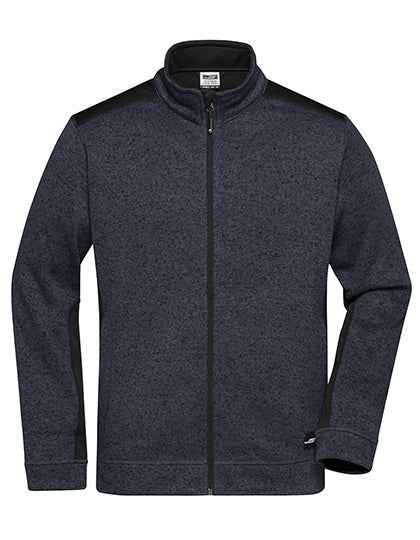Men´s Knitted Workwear Fleece Jacket -STRONG- - JN862