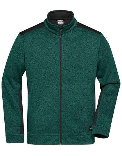 Men´s Knitted Workwear Fleece Jacket -STRONG- - JN862