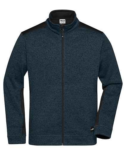Men´s Knitted Workwear Fleece Jacket -STRONG- - JN862