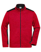 Men´s Knitted Workwear Fleece Jacket -STRONG- - JN862