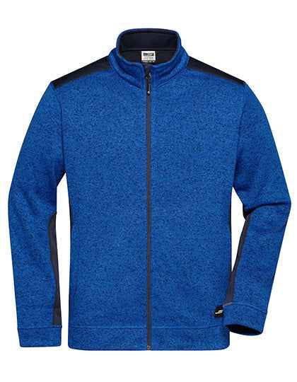 Men´s Knitted Workwear Fleece Jacket -STRONG- - JN862