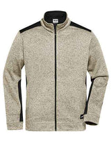 Men´s Knitted Workwear Fleece Jacket -STRONG- - JN862