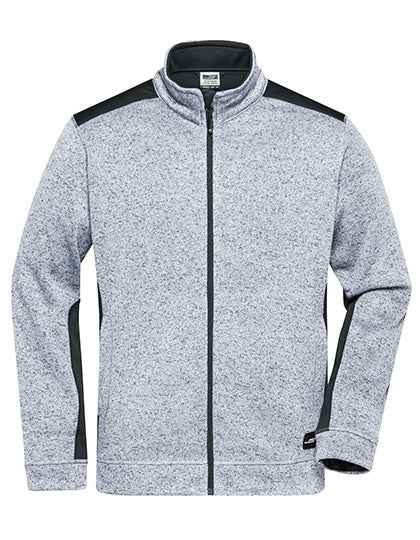 Men´s Knitted Workwear Fleece Jacket -STRONG- - JN862