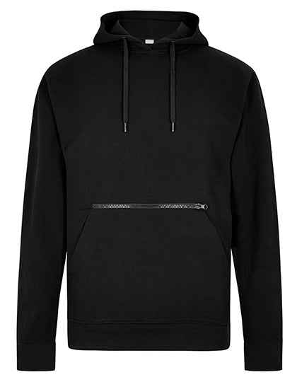 Regular Fit Pique Hoodie with Zipped Pocket - K338