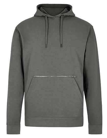 Regular Fit Pique Hoodie with Zipped Pocket - K338
