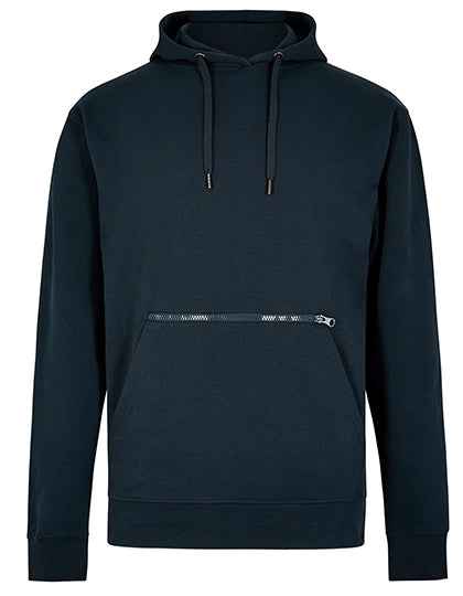 Regular Fit Pique Hoodie with Zipped Pocket - K338