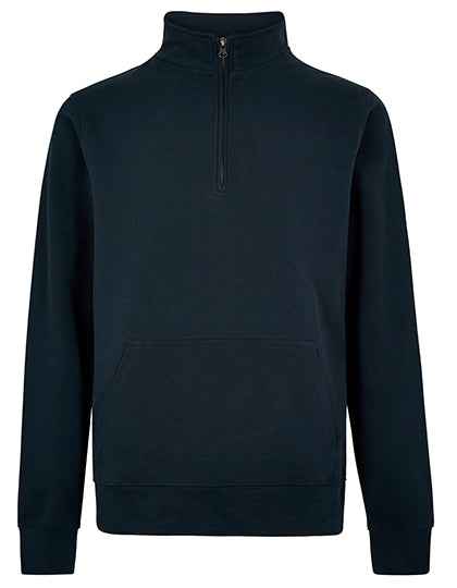 Regular Fit 1/4 Zip Pique Sweatshirt - K339