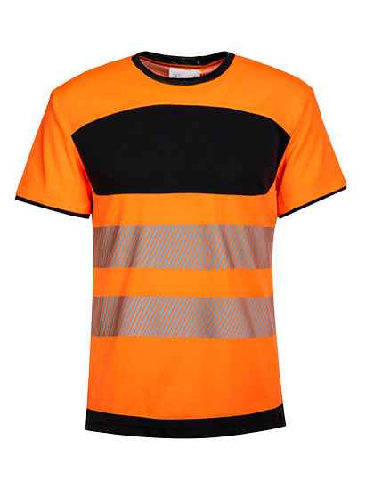 EOS Hi-Vis Workwear T-Shirt With Printing Area - KX1000