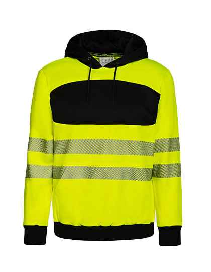 EOS Hi-Vis Workwear Hoody With Printing Area - KX1002