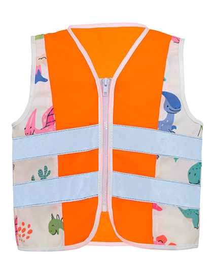Children´s Safety Vest Action Dinosaurs CO² Neutral - KX121K
