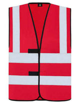 Hi-Vis Safety Vest With 4 Reflective Stripes Hannover - KX140