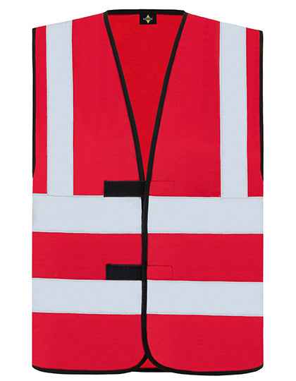 Hi-Vis Safety Vest With 4 Reflective Stripes Hannover - KX140