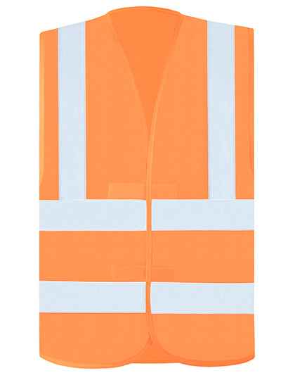 Hi-Vis Safety Vest With 4 Reflective Stripes Hannover - KX140