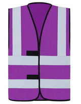 Hi-Vis Safety Vest With 4 Reflective Stripes Hannover - KX140
