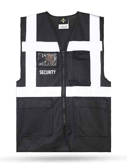 “SECURITY” Mesh Multifunctional Safety Vest “Tampa” - KX184