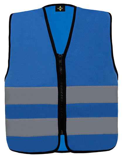 Kids´ Hi-Vis Safety Vest With Front Zipper Aalborg - KX201