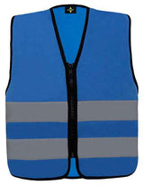 Kids´ Hi-Vis Safety Vest With Front Zipper Aalborg - KX201