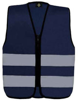 Kids´ Hi-Vis Safety Vest With Front Zipper Aalborg - KX201