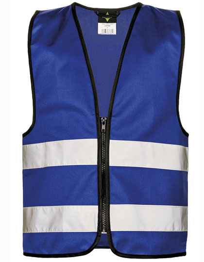 Kids´ Hi-Vis Safety Vest With Front Zipper Aalborg - KX201