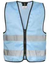 Kids´ Hi-Vis Safety Vest With Front Zipper Aalborg - KX201