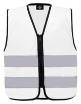 Kids´ Hi-Vis Safety Vest With Front Zipper Aalborg - KX201