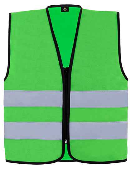 Hi-Vis Safety Vest Cologne With Front Zipper - KX217