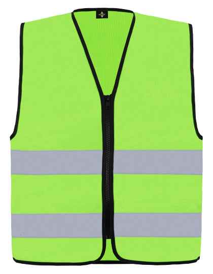 Hi-Vis Safety Vest Cologne With Front Zipper - KX217