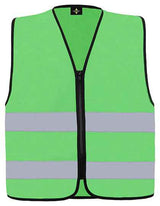 Hi-Vis Safety Vest Cologne With Front Zipper - KX217