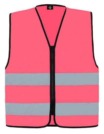 Hi-Vis Safety Vest Cologne With Front Zipper - KX217