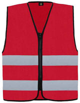 Hi-Vis Safety Vest Cologne With Front Zipper - KX217