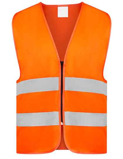 Hi-Vis Safety Vest Cologne With Front Zipper - KX217