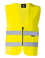 Hi-Vis Safety Vest Cologne With Front Zipper - KX217