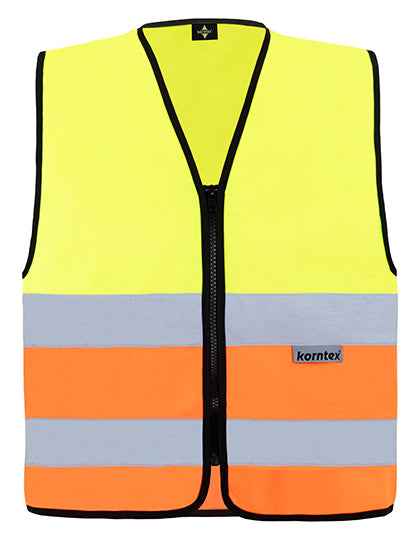 Hi-Vis Safety Vest Cologne With Front Zipper - KX217