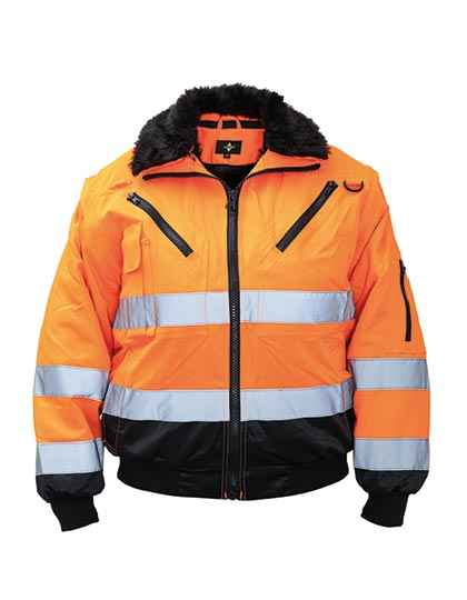 Robust 4-in-1 Hi-Vis Pilot Jacket Oslo - KX809S