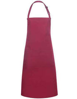 Latzschürze Basic mit Tasche und Schnalle - KY044