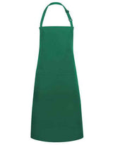 Latzschürze Basic mit Tasche und Schnalle - KY044