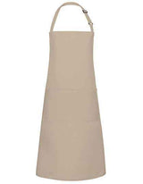 Latzschürze Basic mit Tasche und Schnalle - KY044