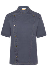 Kurzarm Kochjacke Jeans-Style - KY150