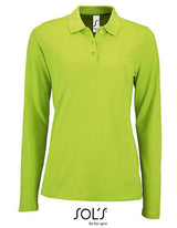 Women´s Long-Sleeve Piqué Polo Shirt Perfect - L02083
