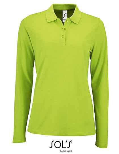 Women´s Long-Sleeve Piqué Polo Shirt Perfect - L02083