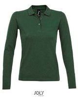 Women´s Long-Sleeve Piqué Polo Shirt Perfect - L02083